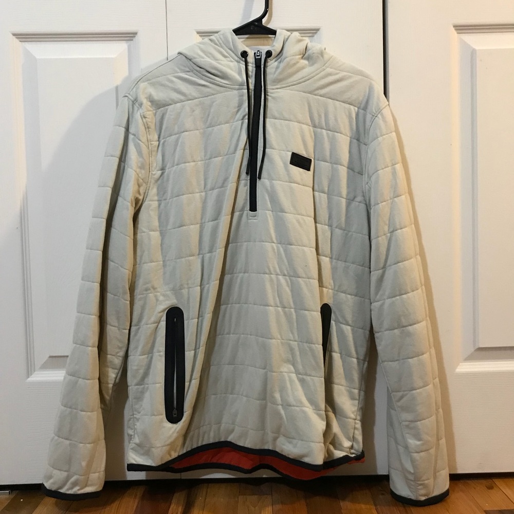 Abercrombie & Fitch Men’s Quilted Half Zip Hoodie